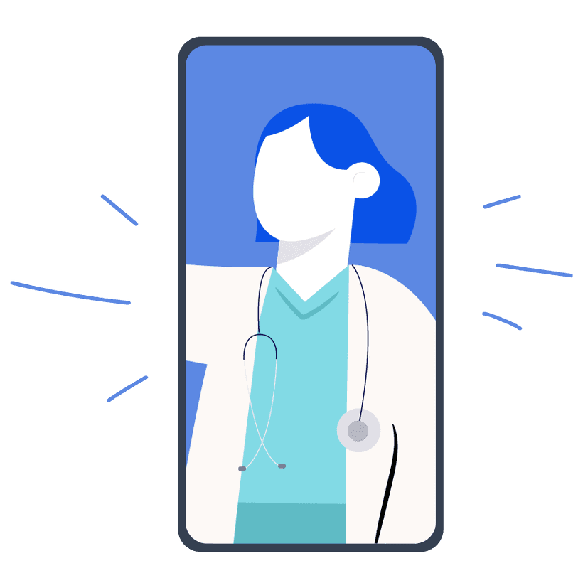 Graphic showing the current stage of the process being described.