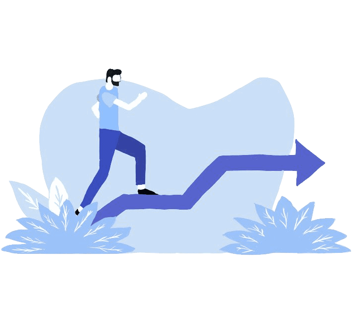 Graphic showing the current stage of the process being described.